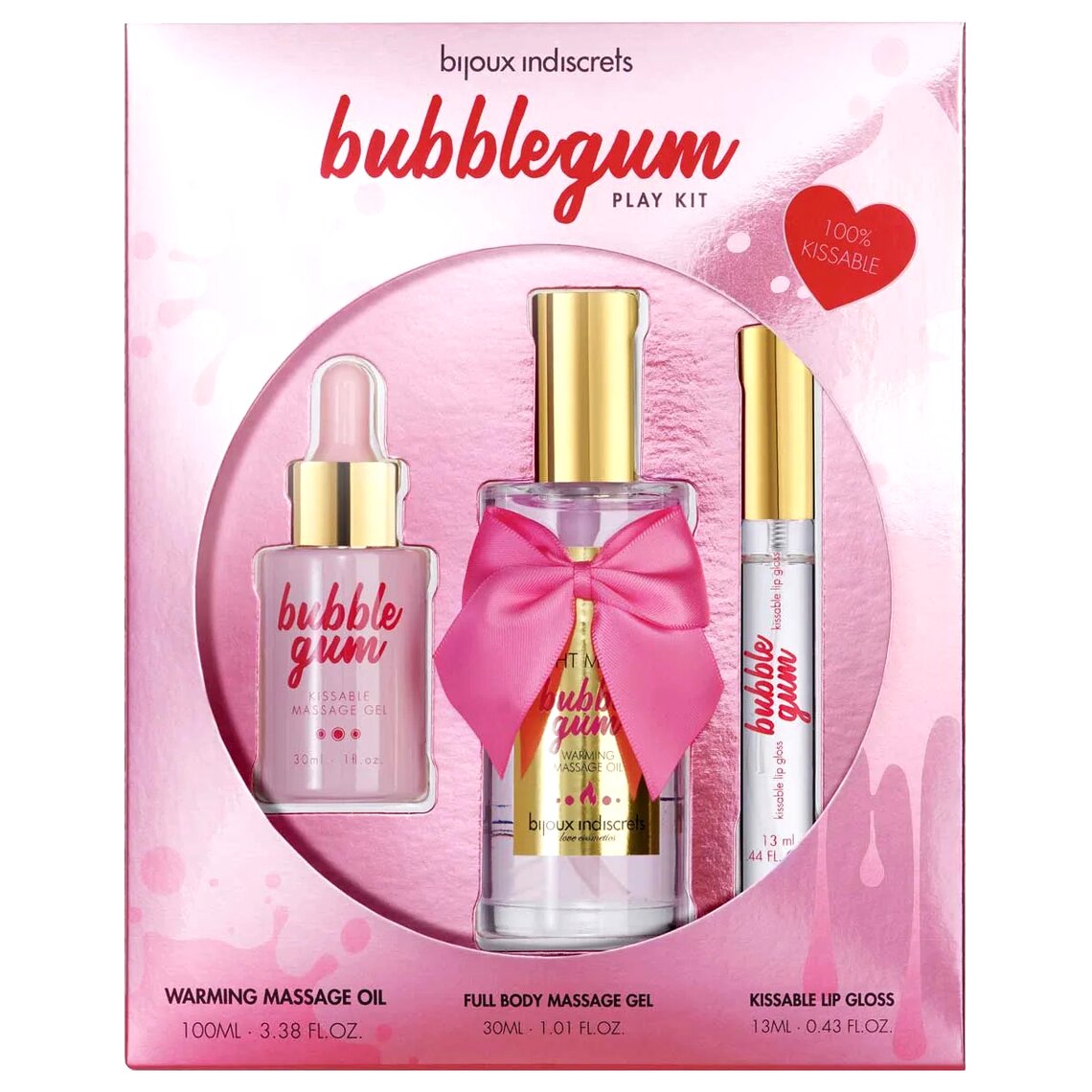 Bijoux Indiscrets Bubblegum - Kit Afrodisíaco Sexual